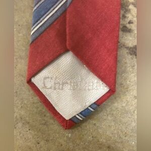 Vintage Christian Dior Vintage red striped tie